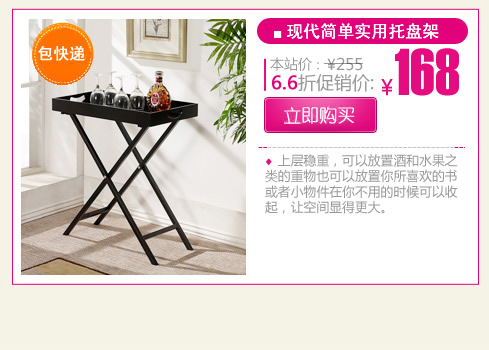 现代简单实用托盘架